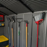 Lifetime 18.5x7 Side Entry Plastic Shed Interior Shelving