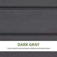 Lifetime 7x7 Plastic Shed with Windows Colour Swatch Dark Grey