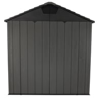 Lifetime 7x7 Plastic Shed with Windows Front Elevation