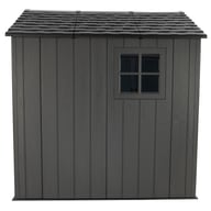 Lifetime 7x7 Plastic Shed with Windows Window Side Render