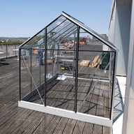 6x10 Vitavia Apollo Aluminium Greenhouse Back