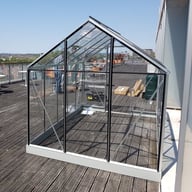 6x10 Vitavia Apollo Aluminium Greenhouse Back