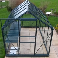 6x10 Vitavia Venus Green Greenhouse in Horti Glass