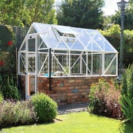 6x8 Elite Dwarf Wall Greenhouse in White