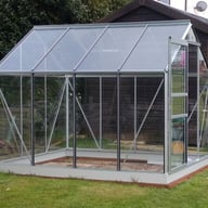 6x8 Vitavia Venus greeenhouse with Optional Bar Capping