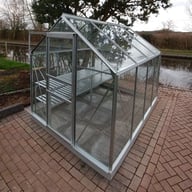 6x8 Vitavia Venus Greenhouse in Alloy
