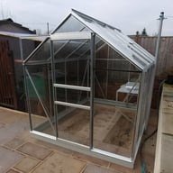 6x8 Vitavia Venus Greenhouse in Aluminium