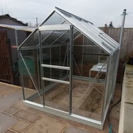 6x8 Vitavia Venus Greenhouse in Aluminium