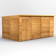 Power 14x8 Overlap Pent Shed No Windows SD