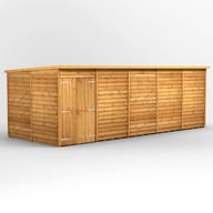 Power 20x8 Overlap Pent Shed No Windows DD