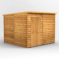 Power 8x8 Overlap Pent Shed No Windows SD