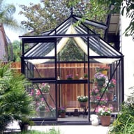 8x10 Janssens Eos Junior Greenhouse in Black