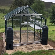8x12 Elite Belmont with Double Doors and Capping