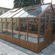 Swallow Raven 8x12 Wooden Greenhouse