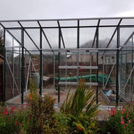 8x14 Elite Edge Pent Roof Greenhouse Aluminium