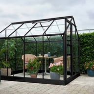 8x6 Black Halls Popular Greenhouse