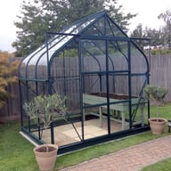 8x6 Vitavia Saturn Green Greenhouse