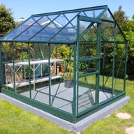 8x6 Green Vitavia Venus Greenhouse in Green