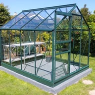 8x6 Green Vitavia Venus Greenhouse in Green