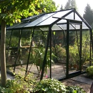 ACD 10x10 Sloping Wall Greenhouse Blackline