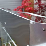 2x3 Access Lean To Greenhouse with Toughened Glass Sliding Roof