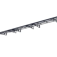 Palram Canopia Amsterdam 6690 Door Canopy Dark Grey Clear