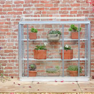 1x3 Access Half Westminster Mini Growhouse Lean To Greenhouse Aluminium