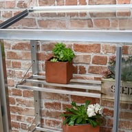 1x3 Access Half Westminster Mini Lean To Greenhouse