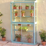 1x3 Access Westminster Lean To Greenhouse in Green