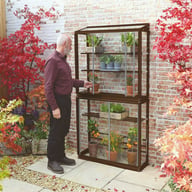 1x3 Access Westminster LeanTo Greenhouse Chestnut