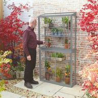 1x3 Access Westminster LeanTo Greenhouse Smokey Grey