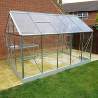 Anodised Vitavia Apollo Silver 6x10 Greenhouse