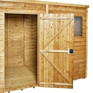 Power Overlap Shed Single Door