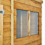 Power Overlap Shed Toughened Glass