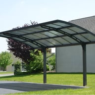 Palram Canopia Arizona 5000 Wave Carport in Grey