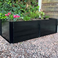 Elite 2x4 Raised Bed in Black
