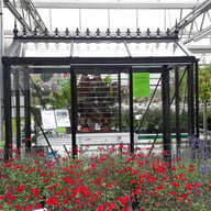 Black Janssens Helios Urban Victorian Greenhouse