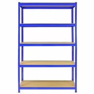 Bulldog 5 Tier Shelving Unit Blue