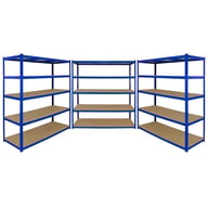 Bulldog 5 Tier 160cm Racking Blue Set of 3