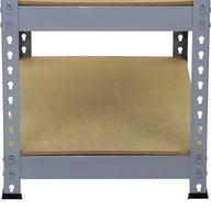 Bulldog 5 Tier 90cm Adjustable Racking in Grey
