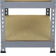 Bulldog 5 Tier 90cm Adjustable Racking in Grey