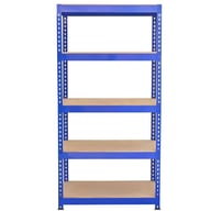 Bulldog 5 Tier Shelving Unit Blue