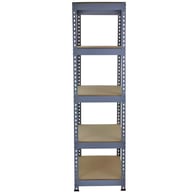 Bulldog 5 Tier 90cm Racking in Grey SIde