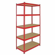 Bulldog 5 Tier 90cm Racking Red