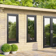 Power 16x14 Pent Log Cabin