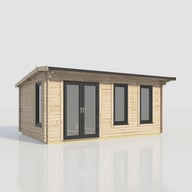 Power 20x14 Apex Garden Building Left Doors