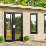 Power 20x16 Pent Garden Building Left Doors