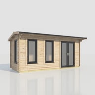 Power 20x8 Apex Garden Building Right Doors