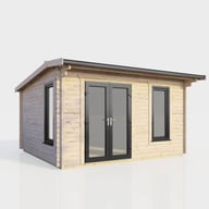 Power 14x10ft Apex Log Cabin
