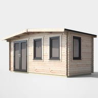 Power 8x16 Chalet Log Cabin Door LeftproductImages/power/log-cabins/Power-Log-Cabin-UPVC-Anthracite-Grey-Double-Doors.jpg